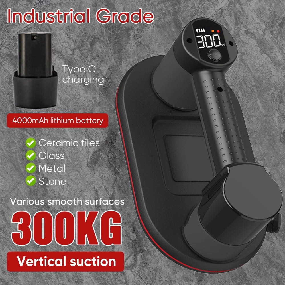 ProToolGarage - Electric Vacuum Suction Cup 300kg