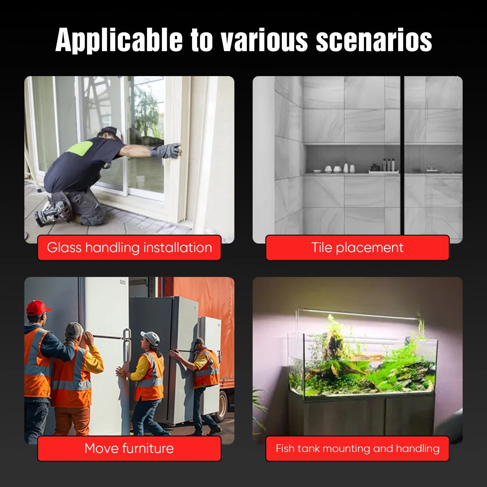 ProToolGarage - Electric Vacuum Suction Cup 300kg