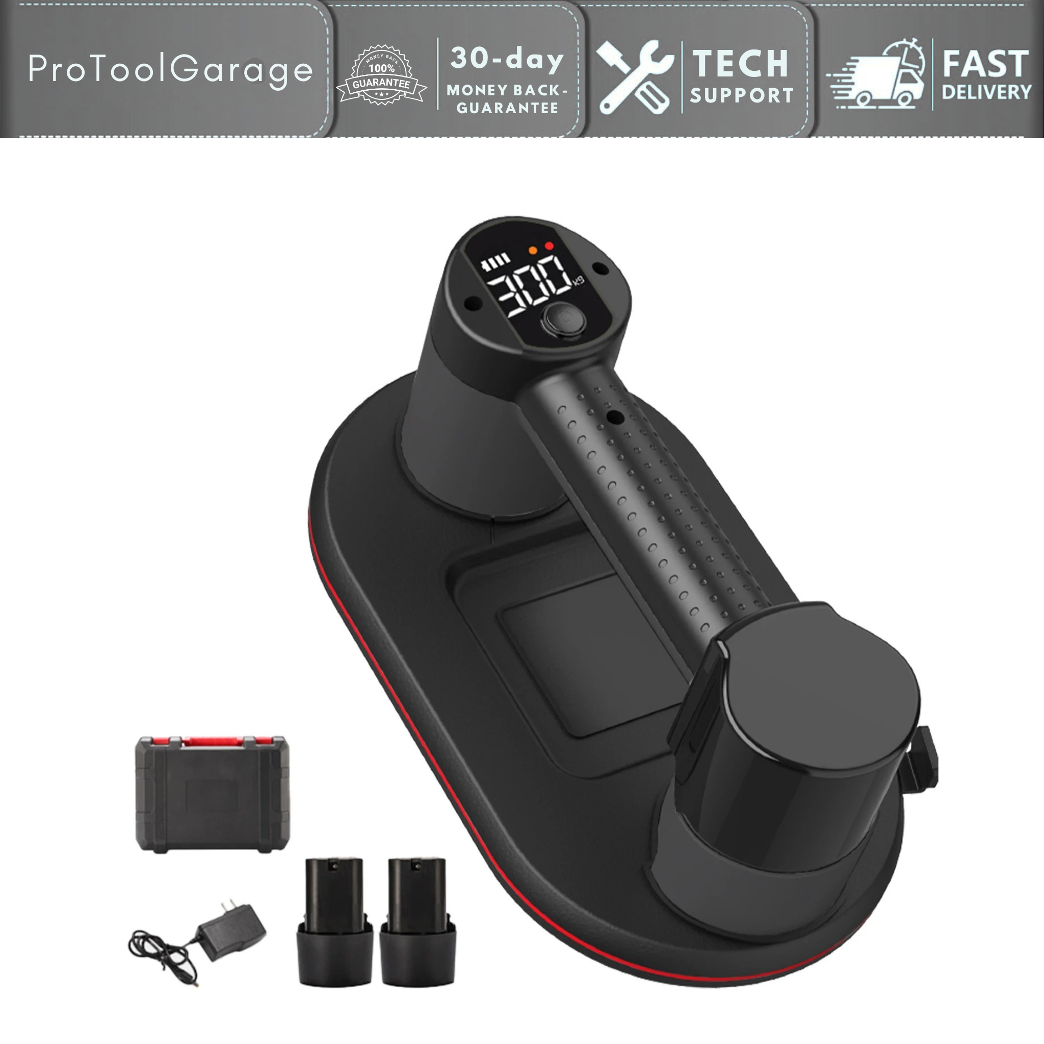 ProToolGarage - Electric Vacuum Suction Cup 300kg