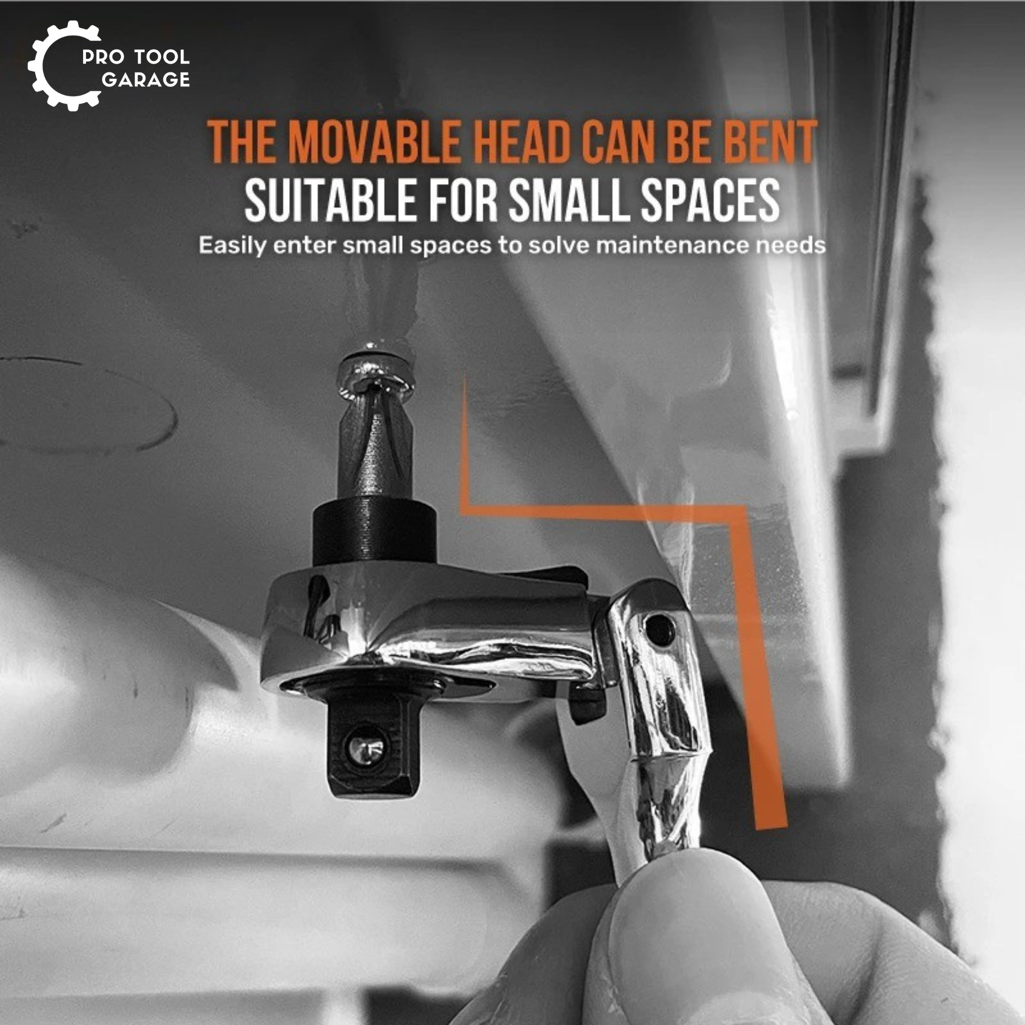 ProToolGarage - High-Spec 2-in-1 Mini Ratchet Wrench